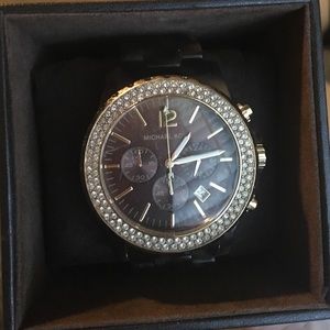 Michael Kors Madison Tortoise Watch Used